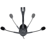 LOGITECH HEADSET STEREO H111/GREY 981-000593 LOGITECH