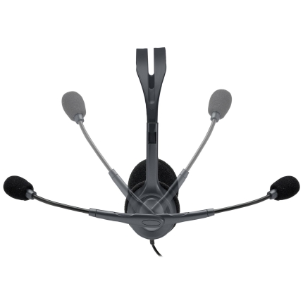 LOGITECH HEADSET STEREO H111/GREY 981-000593 LOGITECH