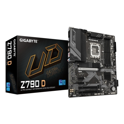 Mainboard GIGABYTE Intel Z790 LGA1700 ATX Memory DDR5 Memory slots 4 Z790D1.2