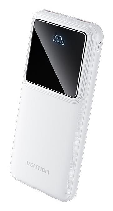 dd07a4ba-d448-4a67-ae28-3d55e67a7e6d VENTION POWER BANK USB 10000MAH 22.5W/USB WHITE FHKW0 VENTION - Image 1