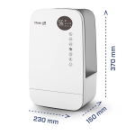 HUMIDIFIER WITH IONIZER/CA-607W CLEAN AIR OPTIMA - Image 5
