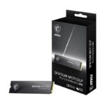 MSI SSD|MSI|1400xTBW rating|MTBF 1500000 h|Read speed 14500 MB/s|Write speed 11000 MB/s|NVMe Yes|PCI Express 5.0|M.2|2000 GB|SPATIUM M571 DLP PCIe 5.0 NVMe M.2|S78-440Q1K0-P83