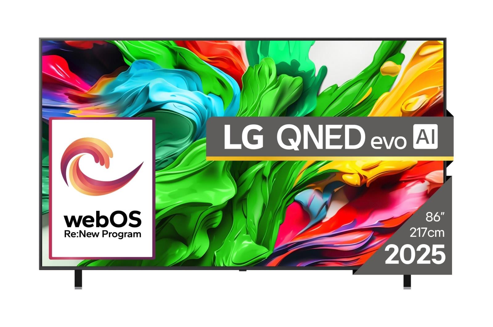 e264ca58-c06d-48ed-adaa-ea05f03cd6e4 LG TV Set|LG|86"|4K/Smart|3840x2160|Wireless LAN|Bluetooth|webOS|Black|86QNED85A3C - Image 1