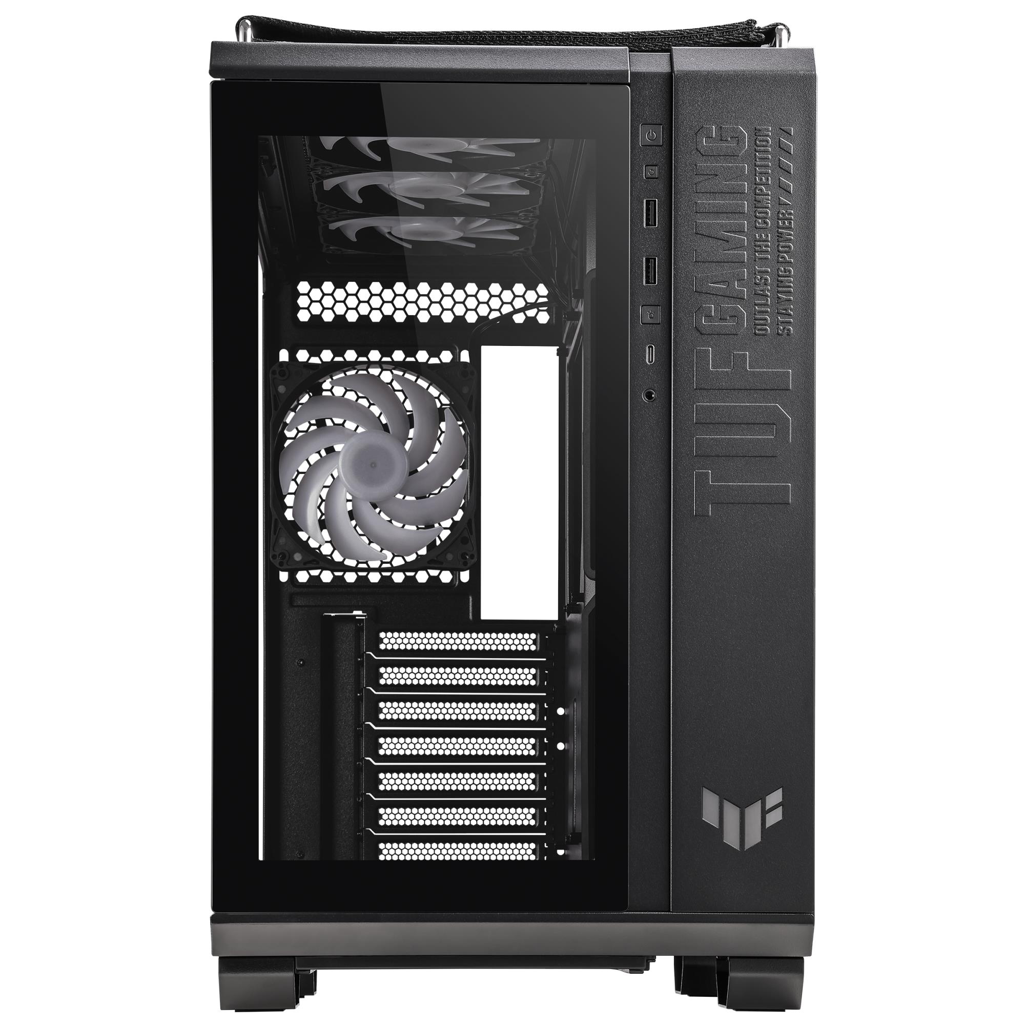e4188ff3-64d4-440d-bc35-2a219e8867d4 Case ASUS GT502 PLUS MidiTower Not included ATX MicroATX MiniITX Colour Black GT502PLUS/BLK/TG/TUFGAM - Image 1