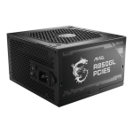 Power Supply MSI 850 Watts Efficiency 80 PLUS GOLD PFC Active MAGA850GLPCIE5