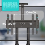 TV SET ACC MOBILE STAND/40-70"/BLACK TS1551-B ONKRON - Image 6