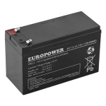 EMU BATTERY 12V 7.2AH VRLA/EP7.2-12 T2 EUROPOWER EMU