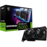 MSI Graphics Card|MSI|NVIDIA|GeForce RTX 5060|8 GB|GDDR7|128 bit|PCI Express x16 5.0|Active|RTX50608GGAMINGOC