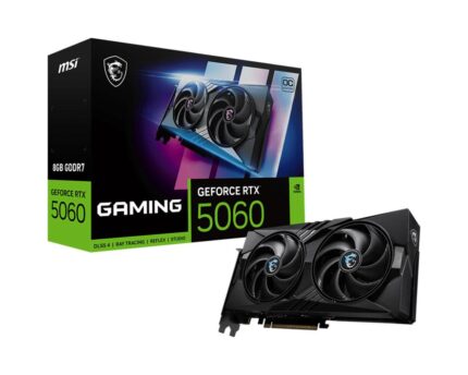 MSI Graphics Card|MSI|NVIDIA|GeForce RTX 5060|8 GB|GDDR7|128 bit|PCI Express x16 5.0|Active|RTX50608GGAMINGOC