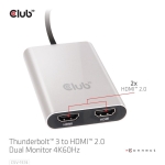 I/O ADAPTER THUNDERBOLT / HDMI/DUAL CSV-1574 CLUB3D - Image 2