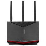 ASUS Wireless Router|ASUS|6800 Mbps|Mesh|Wi-Fi 5|Wi-Fi 6|Wi-Fi 6e|Wi-Fi 7|IEEE 802.11a|IEEE 802.11b|IEEE 802.11g|IEEE 802.11n|IEEE 802.11ac|IEEE 802.11ax|USB 2.0|3x2.5GbE|LAN  WAN ports 2|Number of antennas 4|RT-BE86U