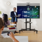 TV SET ACC MOBILE STAND/40-70"/BLACK TS1551-B ONKRON - Image 5