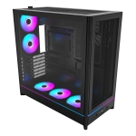 Case MONTECH HS01 PRO MidiTower Case product features Removeable HDD basket/Transparent panel Not included ATX MicroATX MiniITX Colour Black HS01PRO(B) - Image 3