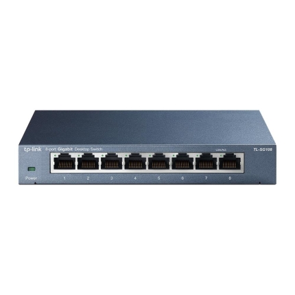 TP-LINK Switch|TP-LINK|8x10Base-T / 100Base-TX / 1000Base-T|TL-SG108
