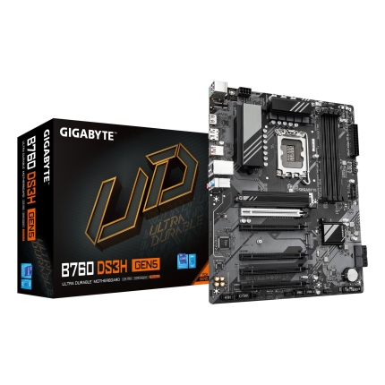 Mainboard GIGABYTE Intel B760 Express LGA1700 ATX Memory DDR5 Memory slots 4 B760DS3HGEN5
