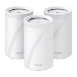 TP-LINK Wireless Router|TP-LINK|Wireless Access Point / Router|3-pack|9300 Mbps|Mesh|Wi-Fi 7|USB 3.0|4x2.5GbE|LAN  WAN ports 4|Number of antennas 4|DECOBE65(3-PACK)