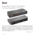 VIDEO SWITCH KVM DP/HDMI/CSV-7210 CLUB3D - Image 8