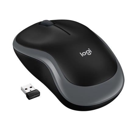 LOGITECH MOUSE USB OPTICAL WRL M185/GREY 910-002238 LOGITECH