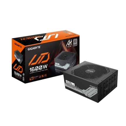 GIGABYTE Power Supply|GIGABYTE|GP-UD1600PM PG5|1600 Watts|Efficiency 80 PLUS PLATINIUM|PFC Active|GP-UD1600PMPG5