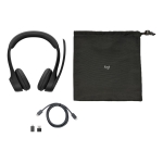 HEADSET ZONE 305/MIDN/BLACK 981-001453 LOGITECH - Image 7