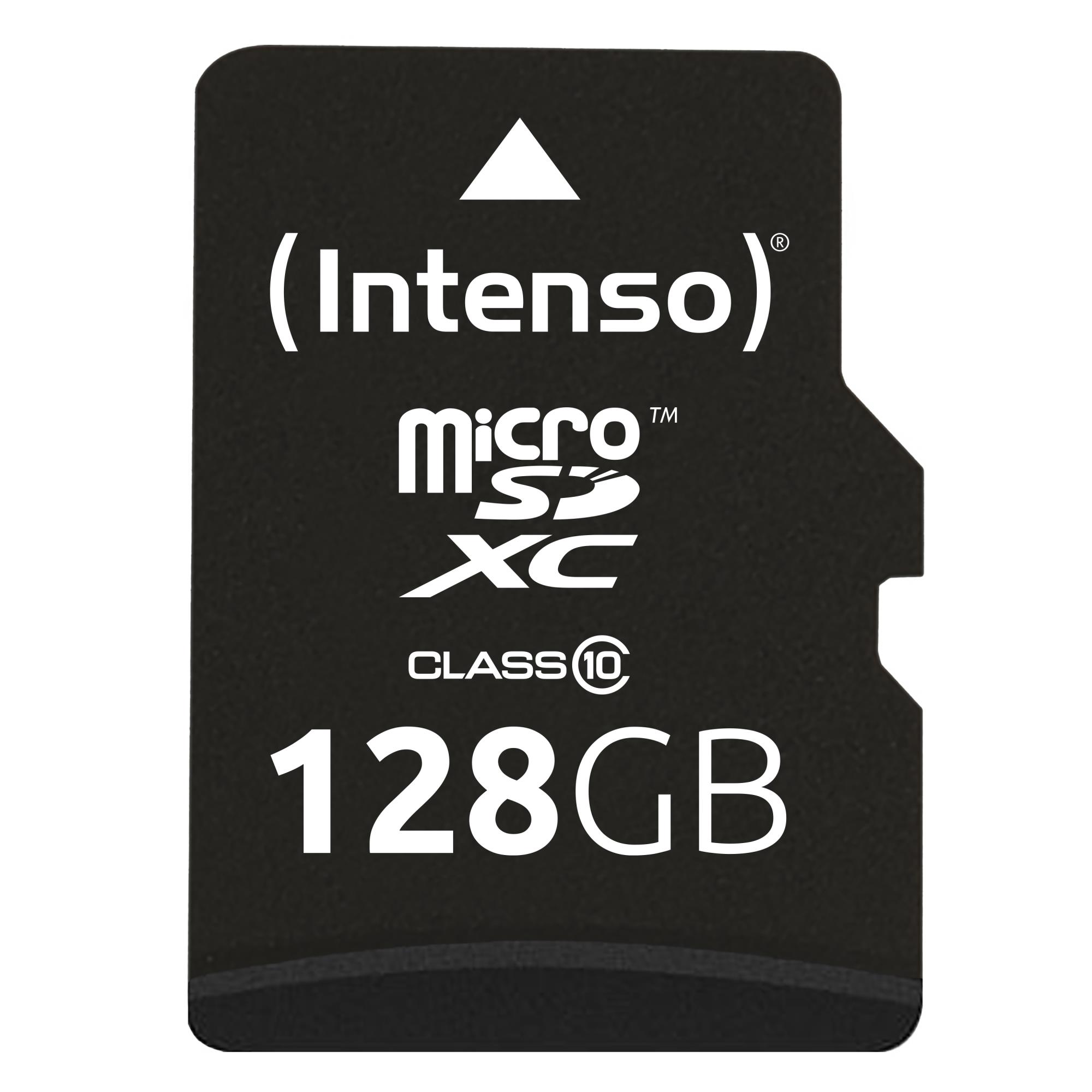 f151ef08-fca7-47fe-b438-87a36188da95 INTENSO MEMORY MICRO SDXC 128GB C10/W/ADAPTER 3413491 INTENSO - Image 1