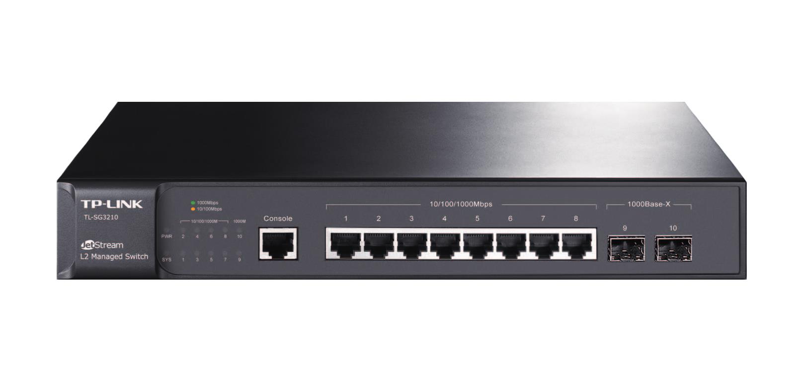 f27bc511-2d3c-4db4-ba53-a2647a772b83 Switch TP-LINK Omada TL-SG3210 Type L2 8x10Base-T / 100Base-TX / 1000Base-T 2xSFP TL-SG3210 - Image 1