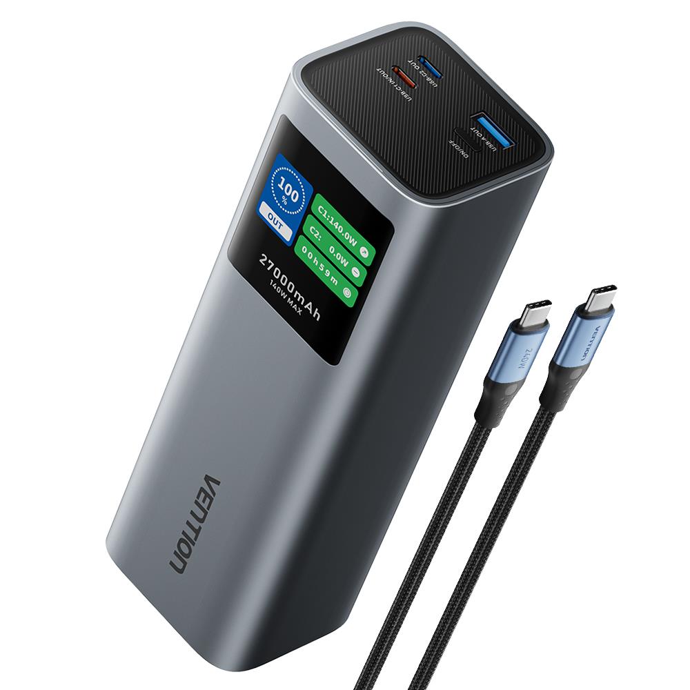 f43ffdd2-73d2-465e-b9ae-84fb297adbf5 POWER BANK USB 27000MAH 140W/FKEH0 VENTION - Image 1