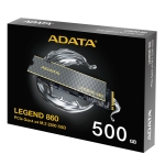 SSD ADATA M8S 500GB M.2 PCIE 3D NAND Write speed 3000 MBytes/sec Read speed 5000 MBytes/sec TBW 160 TB MTBF 200000 hours SLEG-860-500GCS - Image 7