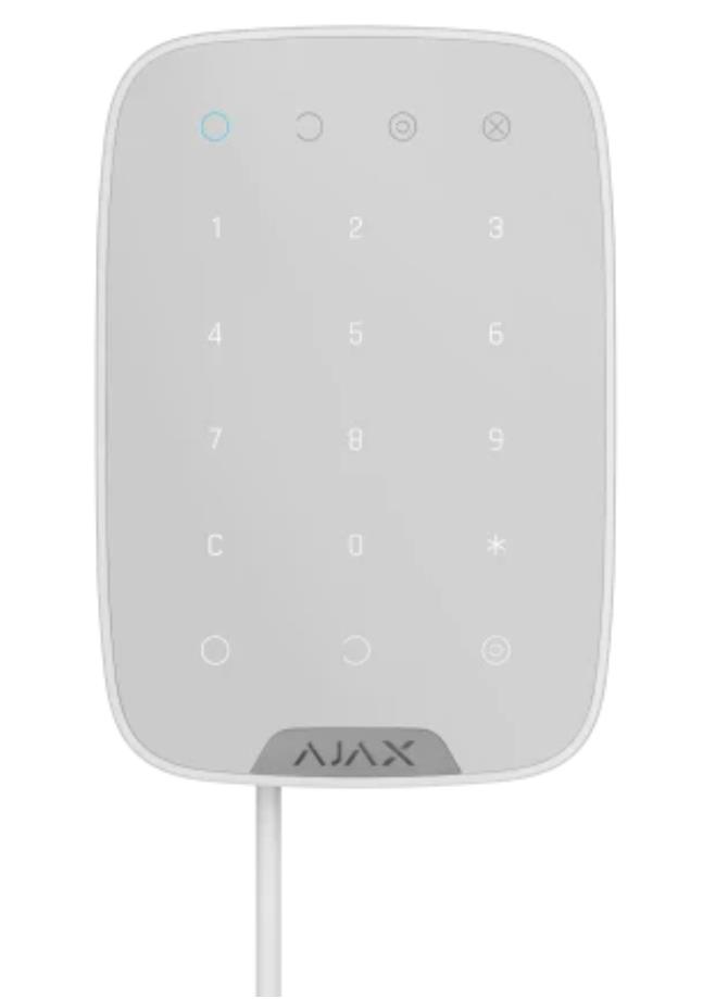 f4fe0bce-25f3-4e92-81a0-7eb3e3b1bc94 KEYPAD WIRED/WHITE 44401 AJAX FIBRA - Image 1