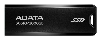 ADATA External SSD|ADATA|SC610|2TB|USB 3.2|Write speed 500 MBytes/sec|Read speed 550 MBytes/sec|SC610-2000G-CBK/RD