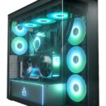 ARCTIC Case|ARCTIC|EATX|Black|Midi Tower|PC|Xtender VG (Mirror Black)|ACPCC00019A