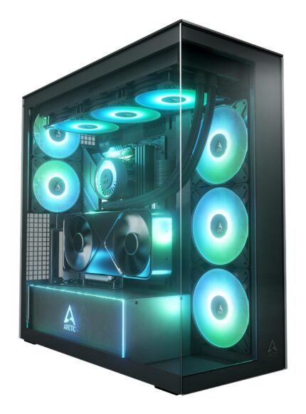 ARCTIC Case|ARCTIC|EATX|Black|Midi Tower|PC|Xtender VG (Mirror Black)|ACPCC00019A