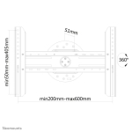 TV SET ACC WALL MOUNT BLACK/LED-WR100BLACK NEOMOUNTS - Image 7