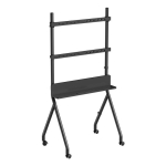 TV SET ACC FLOOR STAND 55-86"/BLACK TVS-86F-02 GEMBIRD