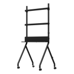 TV SET ACC FLOOR STAND 55-86"/BLACK TVS-86F-02 GEMBIRD - Image 3