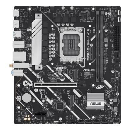 Mainboard ASUS Intel H810 LGA1851 Micro-ATX Memory DDR5 Memory slots 2 PRIMEH810M-AWIFI