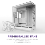 Case NZXT ATX/micro ATX/Mini-ITX/EATX White Midi Tower PC CM-H92FW-01 - Image 3